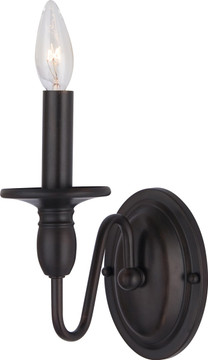 Sconces Single Candle by Maxim ( 16 | 11031OI Towne ) 