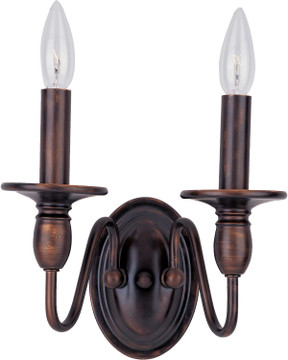 Sconces Double Candle by Maxim ( 16 | 11032OI Towne ) 