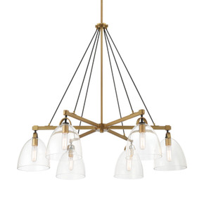 Mid. Chandeliers Glass Down by Minka-Lavery ( 7 | 5716-876 Sommersby ) 