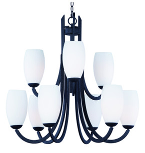 Mid. Chandeliers Glass Up by Maxim ( 16 | 21657SWTXB Taylor ) 