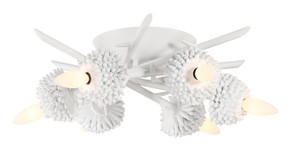 Semi-Flush Mts. Candle by Minka-Lavery ( 7 | 5904-655 North Fork ) 