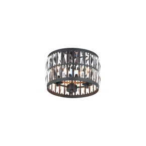 Flush Mounts Cage Style by Maxim ( 16 | 21810BCBK Madeline ) 