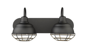 Bathroom Fixtures Two Lights by Millennium ( 59 | 5422-MB Neo-Industrial ) 