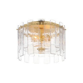 Flush Mounts Drum Shade by Maxim ( 16 | 21832AGGL Warren ) 