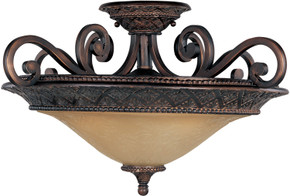Semi-Flush Mts. Bowl Style by Maxim ( 16 | 11241SAOI Symphony ) 