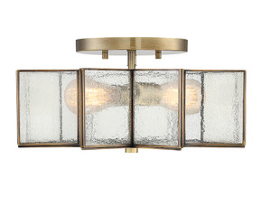 Semi-Flush Mts. Cage by Meridian ( 446 | M60004NB Msemi ) 
