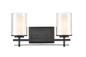 Bathroom Fixtures Two Lights by Millennium ( 59 | 5502-MB Huderson ) 