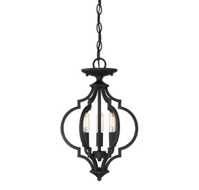 Semi-Flush Mts. Cage by Meridian ( 446 | M60055MBK ) 