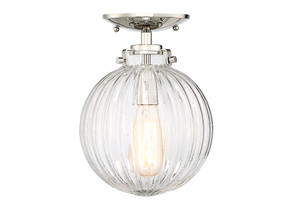 Semi-Flush Mts. Glass Down by Meridian ( 446 | M60056PN Msemi ) 