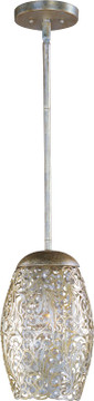 Mini Pendants Metal Shade by Maxim ( 16 | 24153BCGS Arabesque ) 