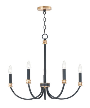 Mid. Chandeliers Candle by Maxim ( 16 | 11375BKAB Charlton ) 