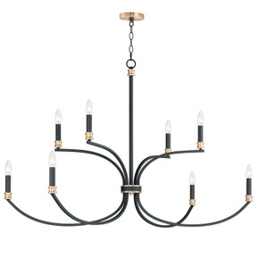 Large Chandeliers Candle by Maxim ( 16 | 11378BKAB Charlton ) 