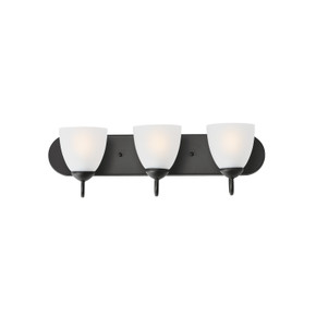 Bathroom Fixtures Three Lights by Maxim ( 16 | 11383FTBK Axis ) 