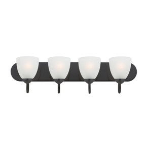 Bathroom Fixtures Four Lights by Maxim ( 16 | 11384FTBK Axis ) 