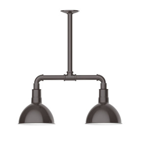 Exterior Hanging by Montclair Light Works ( 518 | MSB114-51-T24-W08 Deep Bowl ) 