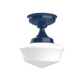 Semi-Flush Mts. Glass Down by Montclair Light Works ( 518 | FMA021-50 Schoolhouse ) 