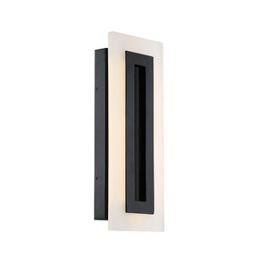 Exterior Wall Mt./Flush by Modern Forms ( 281 | WS-W46817-BK Shadow ) 