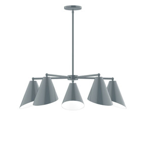 Mid. Chandeliers Metal Shade by Montclair Light Works ( 518 | CHC415-40-L10 Jasmine ) 