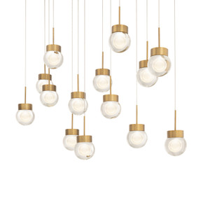 Pendants Multi-port/Cascade by Modern Forms ( 281 | PD-82014L-AB Double Bubble ) 