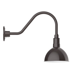 Exterior Wall Mount by Montclair Light Works ( 518 | GNA114-51-B03-G05 Deep Bowl ) 