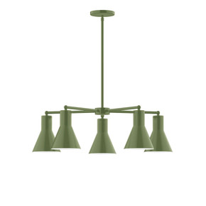 Mid. Chandeliers Glass Down by Montclair Light Works ( 518 | CHC436-22-L10 Flare ) 