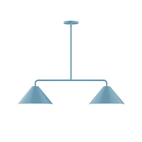 Linear/Island 2 Light Bar by Montclair Light Works ( 518 | MSG422-54 Pinnacle ) 