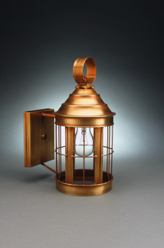 Exterior Wall Mount by Northeast Lantern ( 196 | 3317-AB-MED-CLR-NS Heal ) 