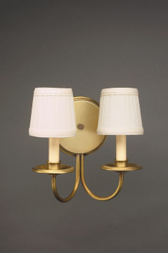 Sconces Double Candle by Northeast Lantern ( 196 | 142-AB-LT2-SHD Sconce ) 