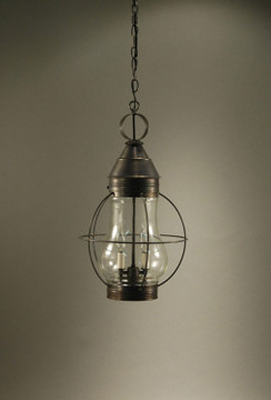 Pendants Glass Down by Northeast Lantern ( 196 | 2742-DB-LT2-CLR Bosc ) 