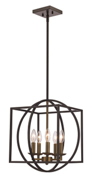 Mid. Chandeliers Candle by Trans Globe Imports ( 110 | 11185 AG-BK ) 