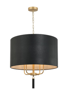 Pendants Drum Shade by Varaluz ( 137 | 368P04GOB Secret Agent ) 