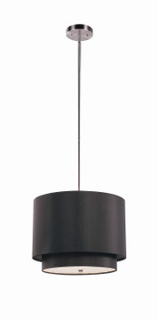 Pendants Drum Shade by Trans Globe Imports ( 110 | PND-801 BK Schiffer ) 