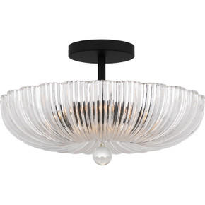Semi-Flush Mts. Bowl Style by Quoizel ( 10 | QSF6748MBK Quoizel Semi-Flush Mount ) 
