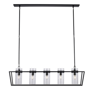 Linear/Island Open Frame by Trans Globe Imports ( 110 | 11395 BK Nova ) 