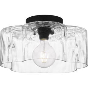 Flush Mounts Glass Down by Quoizel ( 10 | QSF6760MBK Quoizel Semi-Flush Mount ) 