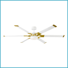 Fans Damp Location by Visual Comfort Fan ( 71 | 6LFR62RZWBBSD Loft ) 
