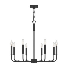 Mid. Chandeliers Candle by Quoizel ( 10 | ABR5028MBK Abner ) 
