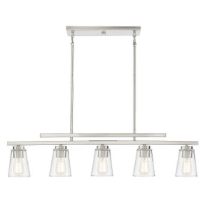 Linear/Island 4 Light + by Savoy House ( 51 | 1-1023-5-SN Calhoun ) 