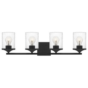 Bathroom Fixtures Four Lights by Quoizel ( 10 | ABR8628MBK Abner ) 