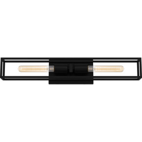 Bathroom Fixtures Cylindrical / Linear by Quoizel ( 10 | LGN8624MBK Leighton ) 