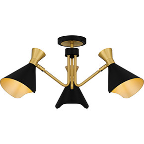 Semi-Flush Mts. Other by Quoizel ( 10 | ADN1726MBK Arden ) 