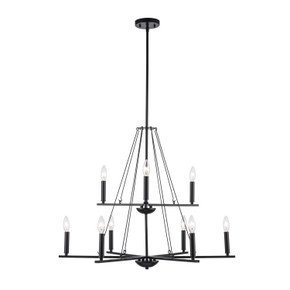 Mid. Chandeliers Candle by Trans Globe Imports ( 110 | 11649 BK Linden ) 
