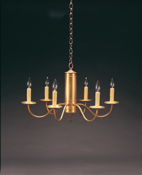 Mid. Chandeliers Candle by Northeast Lantern ( 196 | 911-AB-LT6 Chandelier ) 