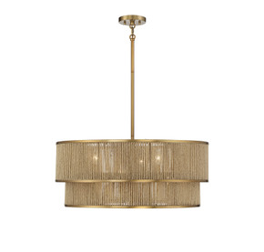 Mid. Chandeliers Glass Up by Savoy House ( 51 | 7-1774-6-320 Ashburn ) 