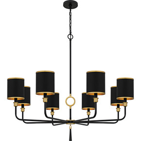 Large Chandeliers Candle by Quoizel ( 10 | LKY5040MBK Lockery ) 