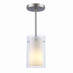 Mini Pendants Glass Down by Trans Globe Imports ( 110 | TPND-1100 BN ) 