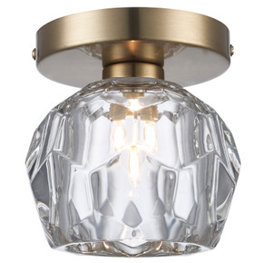Semi-Flush Mts. Glass Down by Trans Globe Imports ( 110 | 11660 AG Sequoia ) 