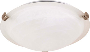 Flush Mounts Bowl Style by Nuvo Lighting ( 72 | 60-270 Tri Clip Brushed Nickel ) 