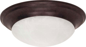 Flush Mounts Bowl Style by Nuvo Lighting ( 72 | 60-280 Twist and Lock Old Bronze ) 