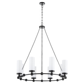 Mid. Chandeliers Glass Up by Quorum ( 19 | 667-8-59 Lee Boulevard ) 